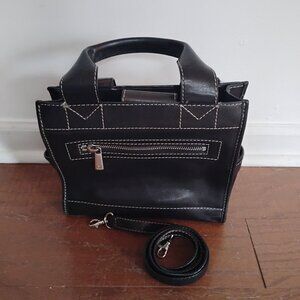 Michael Kors Black leather Hand bag with removable shoulder strap